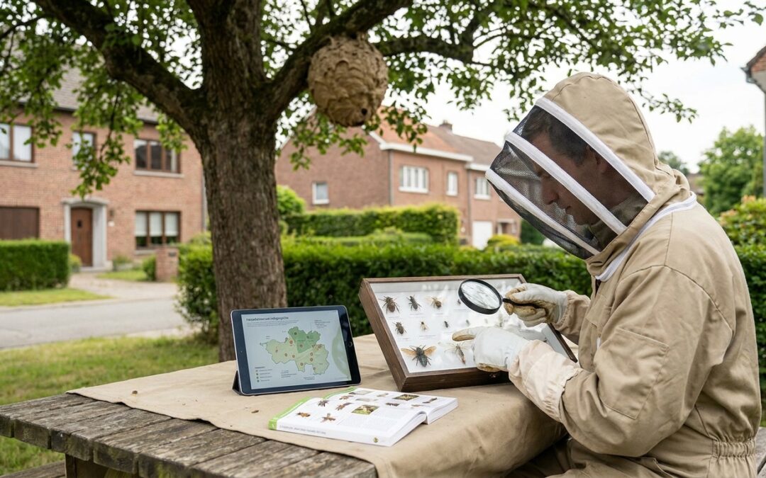 Horzel in Drogenbos: identificatie, rapportage en vernietiging