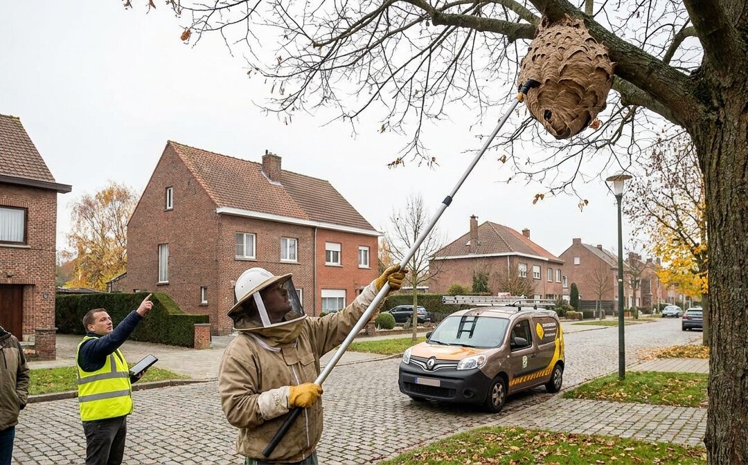 Aziatische horzel in Vilvoorde: Nesten rapporteren en vernietigen