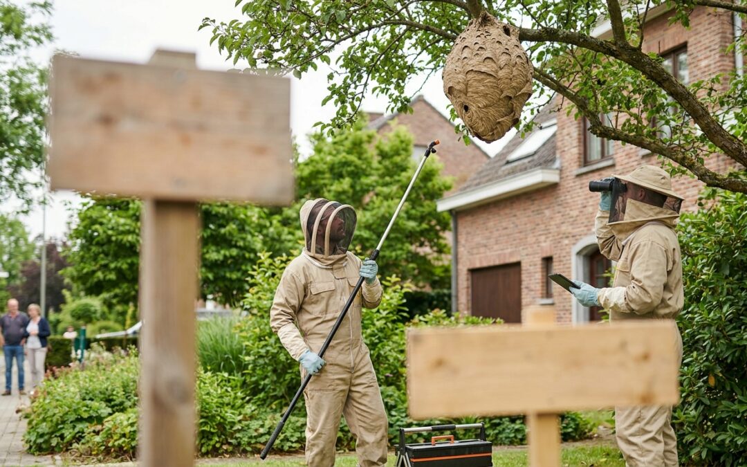 Horzelnest in Dilbeek: Rapportering, identificatie en snelle interventie